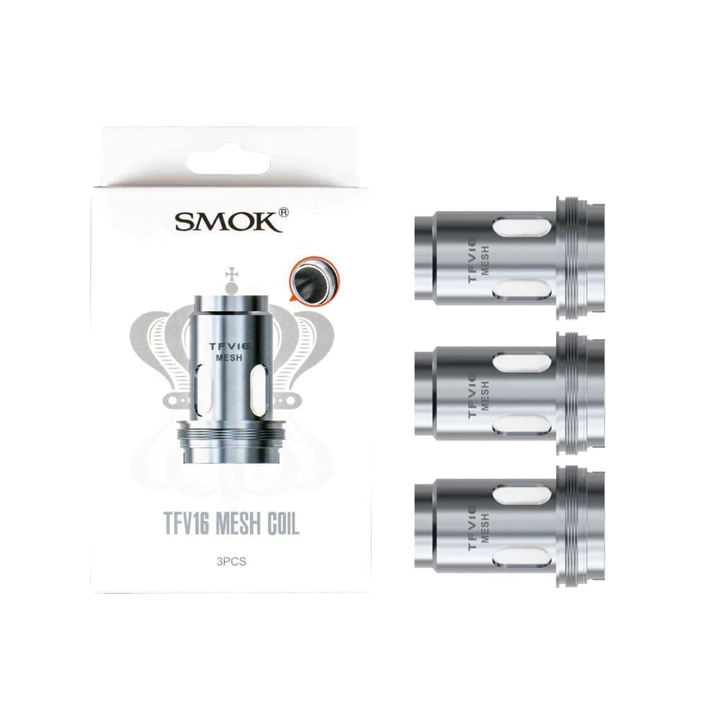 SMOK TFV16 Single Mesh Coils 0.17 OHMS (Pack of 3) Works With TFV16 Tank Mag ...