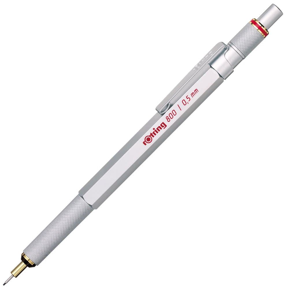 Rotring800 Drafting Pencil - 0.5 mm - Silver Body