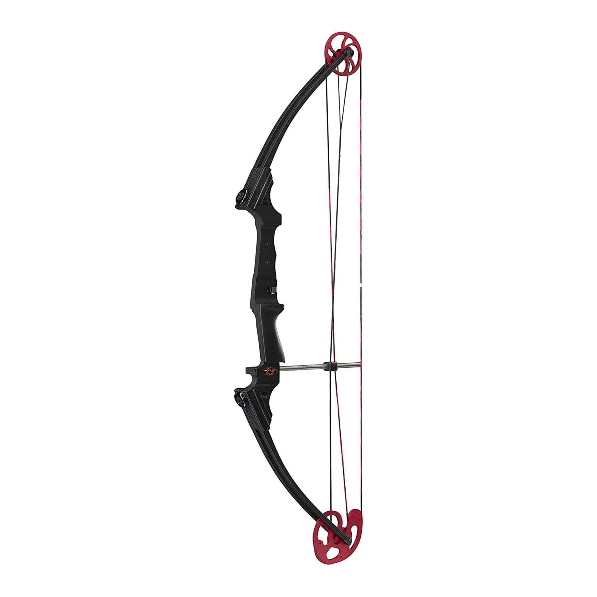 Genesis Archery Compound Bow with Adjustable Riser, Original, Left Handed, Black