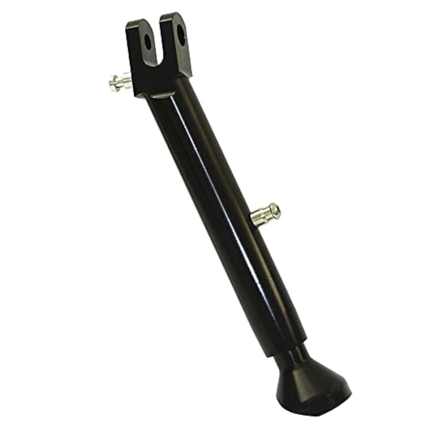 Black Adjustable Kickstand Lowering Side Stand Compatible with K-awasaki ZX14 2006-2011