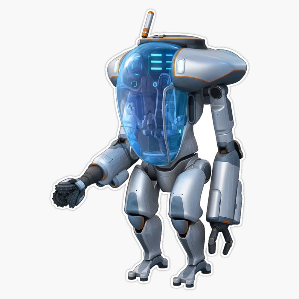 Exosuit Bumper Sticker Vinyl Decal 5"