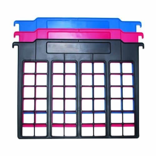 Advantus File and Folder Dividers, 3-Count, Red/Blue/Black (50912)