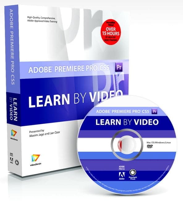 Adobe Premiere Pro CS5: Learn by Video (Book with DVD-ROM) 1st Edition