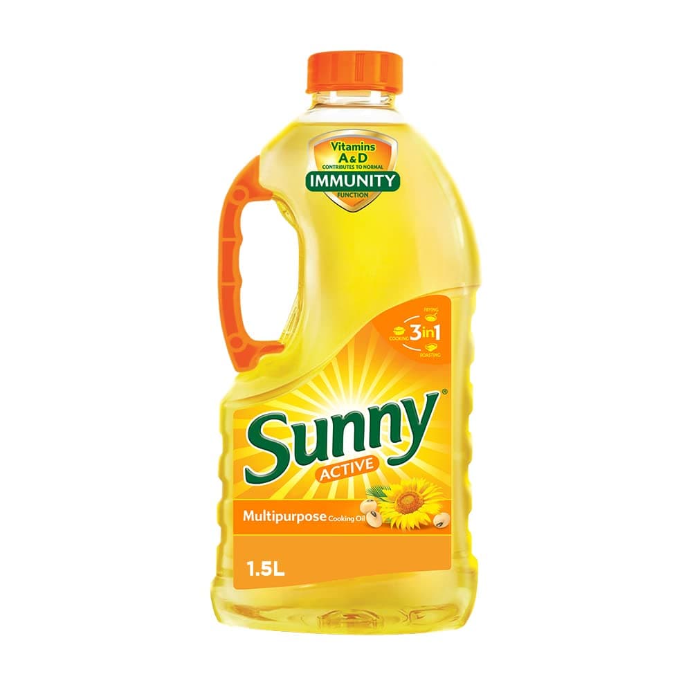 Sunny Sun Active Blended Vegetable Oil 1.5Litre