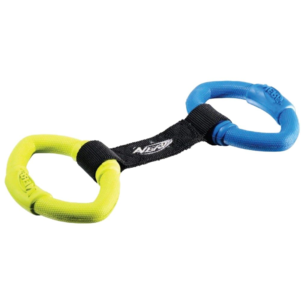 Dog Toy, 2 Ring Strap Tug, 2 Ring Pull Toy for Dogs, Multi-Colour
