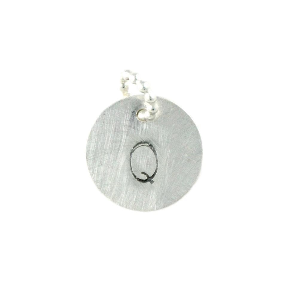 Kelley Reese Sterling Silver Q Initial Charm