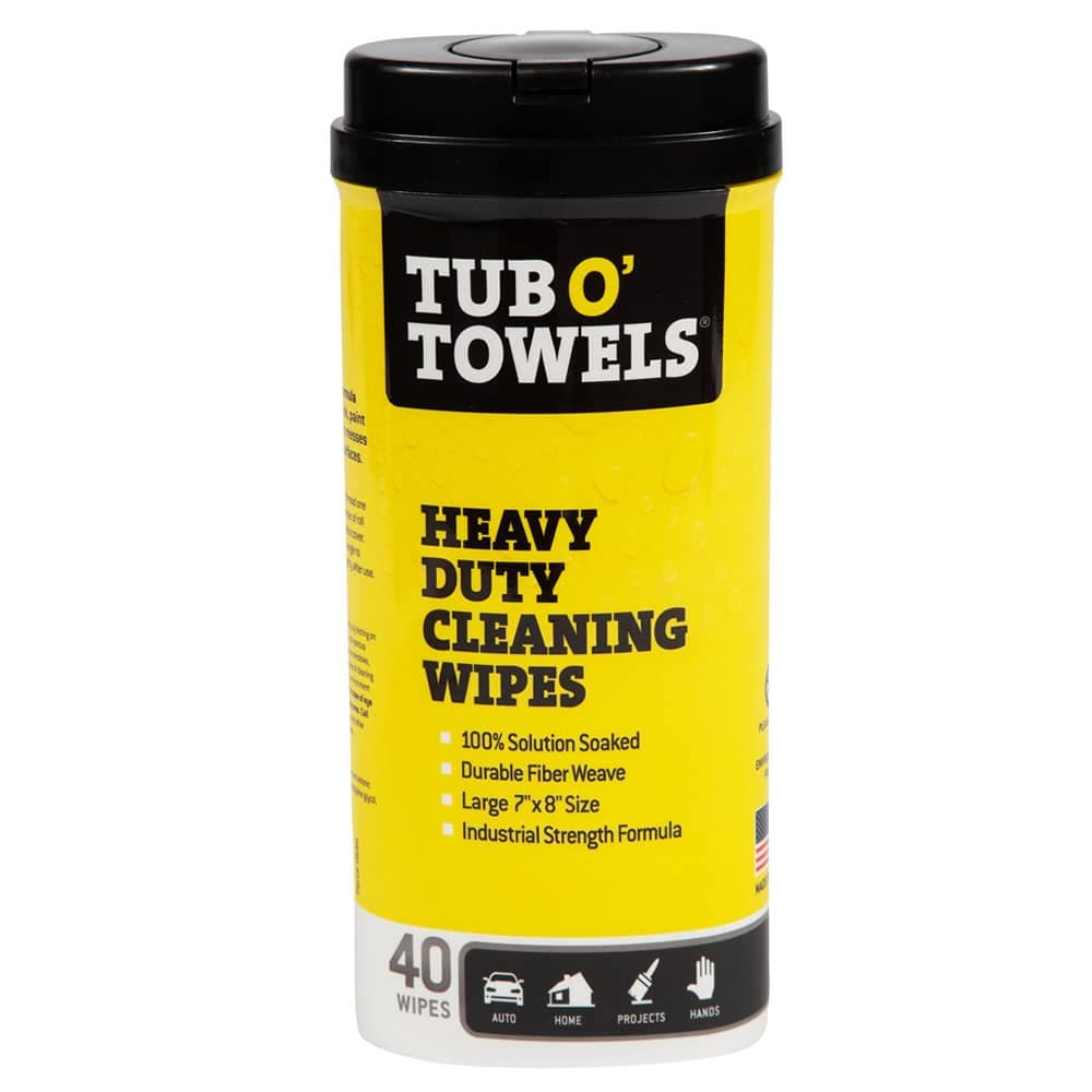Tub O' Towels Heavy Duty Cleaning Wipes, Multi Purpose