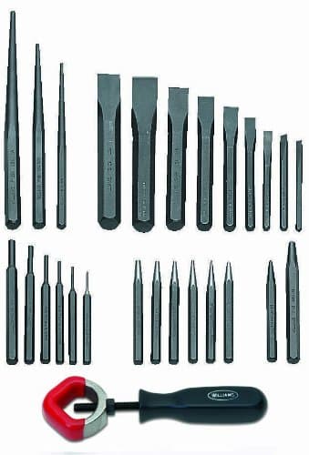 Williams JHWPC-27 27-Piece Punch and Chisel Set