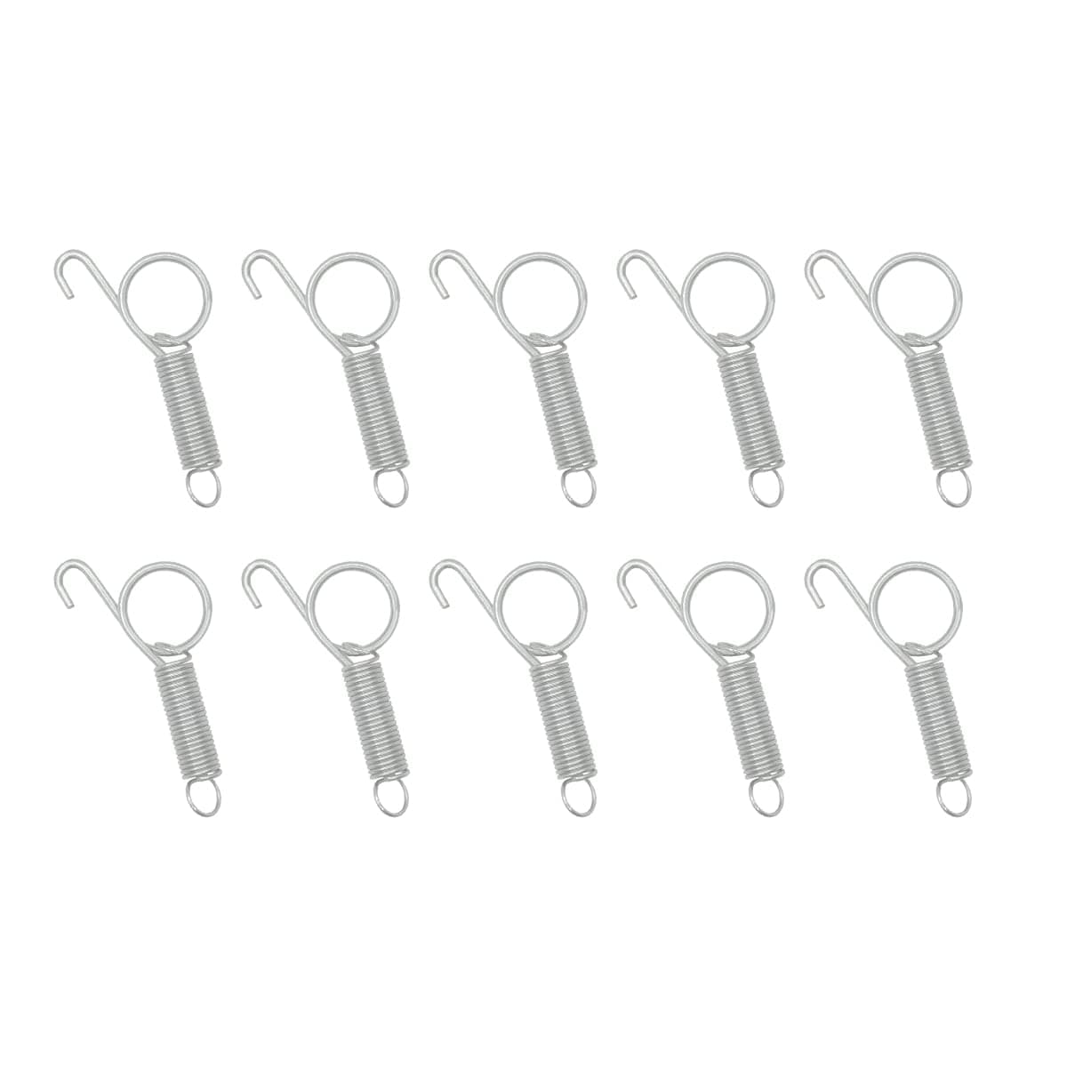 10 Pack Rabbit Cages Door Metal Finger Spring Latch Hook Multi-Functional Pet Cages Door Spring Latch for Fixing Small Animal, Rabbit, Dog, Cat, Parrot, Guinea Pig,Squirrel, Pet Cage Door