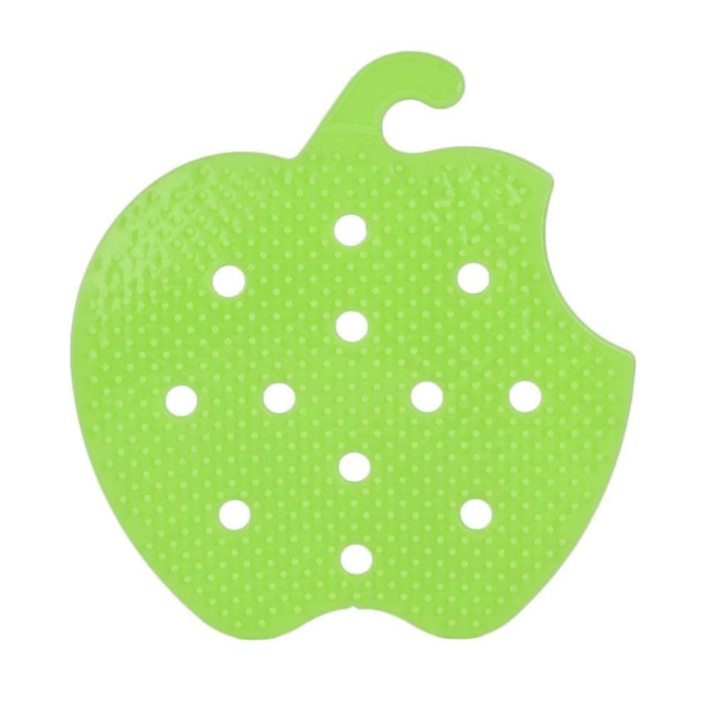 Ubersweet® PREUP Design Multifunction Home Kitchen Accessory Fruit Vegetable Brush Portable Cleaning Brush for Fruit Vegetable: Pink