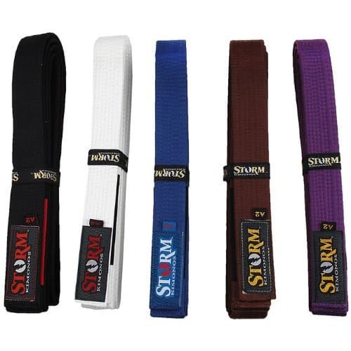 Storm Deluxe BJJ Belts - Brown - A1