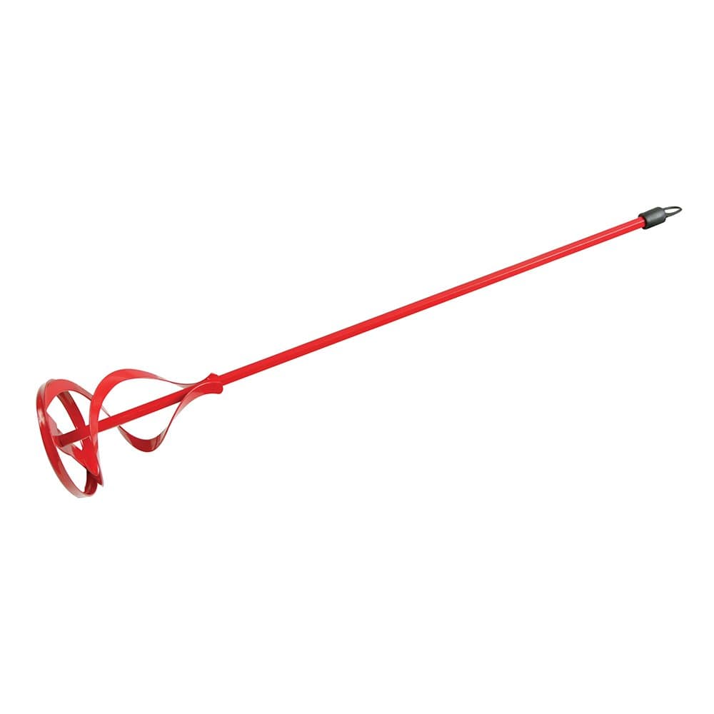 Silverline DA43 Mixing Paddle, Red, 100 x 600 mm