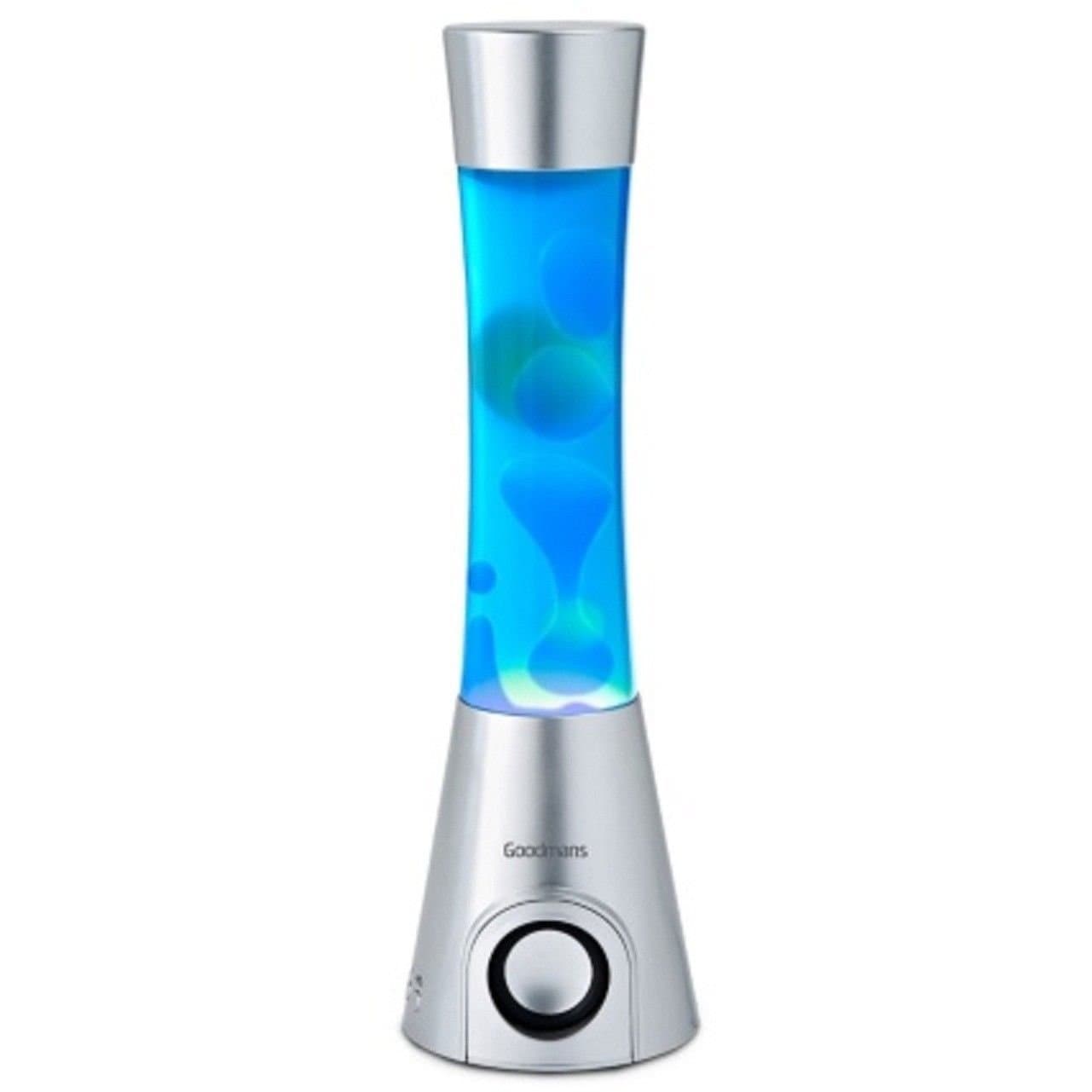 New Elegent Style MP3 player wirelessly Goodmans Bluetooth Lava Lamp Speaker - Blue
