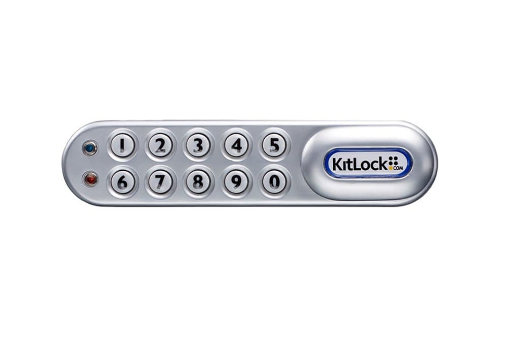 Kitlock SG KL 1000 LH Locker Lock, Silver Grey