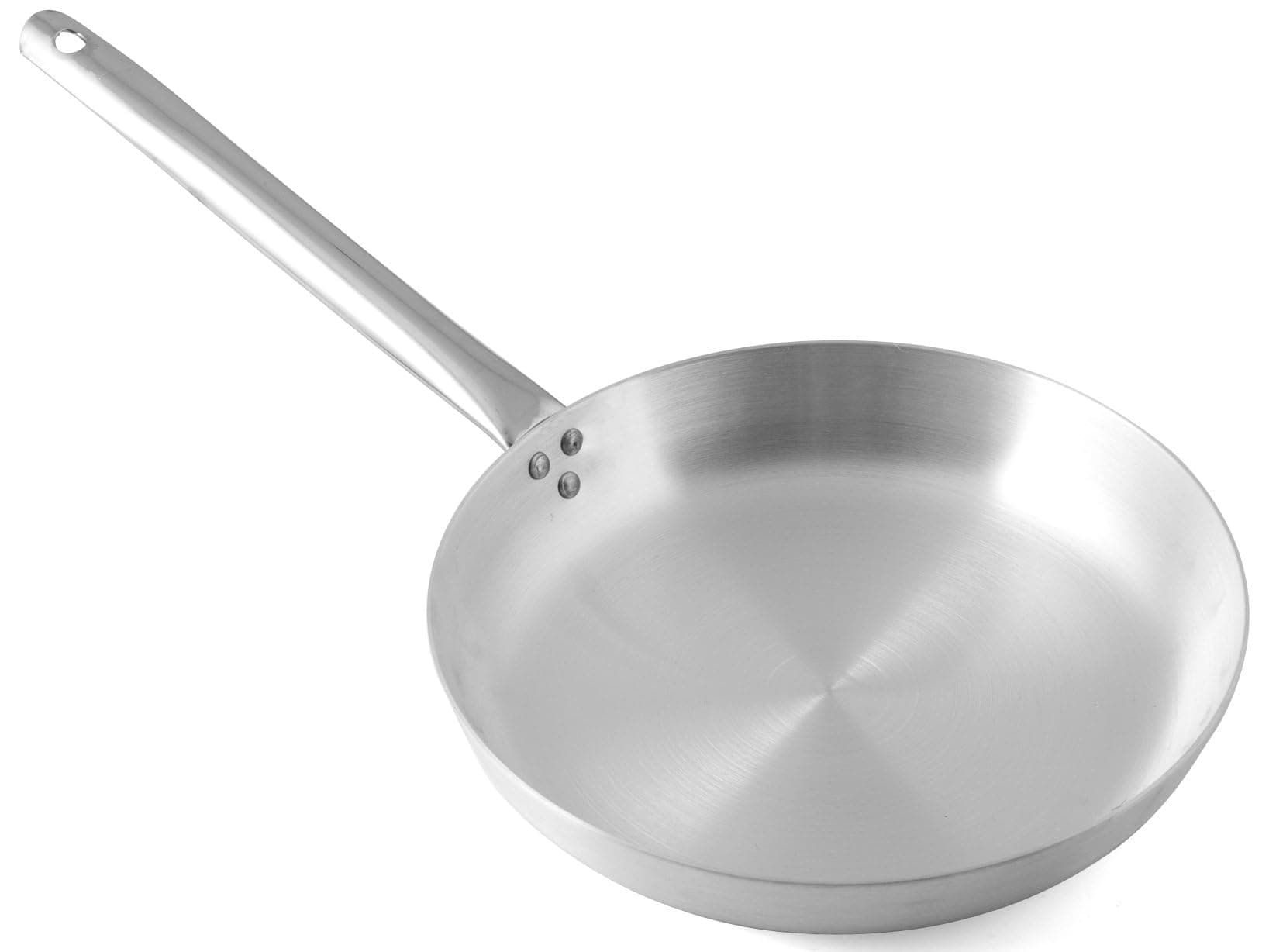 Pardini Omnia Flared Frying Pan, Aluminium, Silver, 22 cm