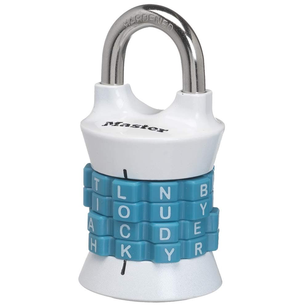Master Lock 1535DWD Your Own Word Combination Padlock Set, Assorted