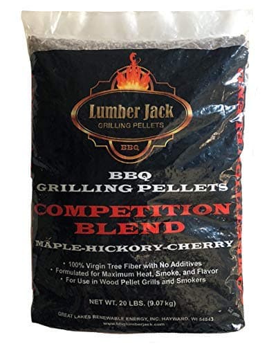 Lumber Jack Competition Blend Maple-Hickory-Cherry BBQ Grilling Pellets – 20 lbs.