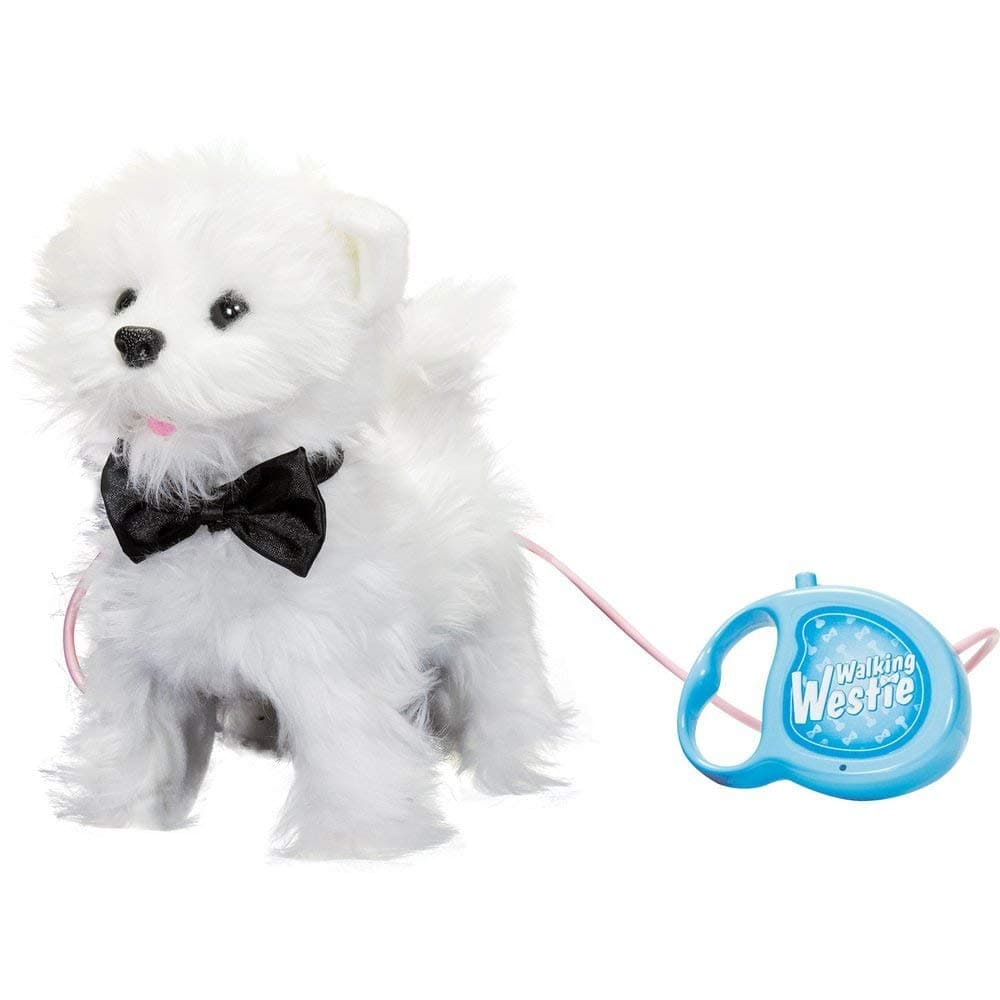 Walking/Yapping/Wagging/Hugable Toy Dog Westie