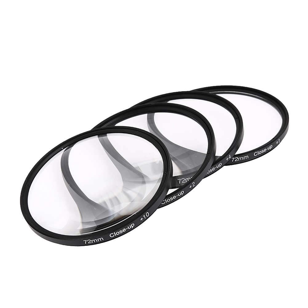 Hanumex 72 MM Professional +1+2+3+4 Macro Close Up Lens Filter for Sony Nikon Canon EOS DSLR d5200 d3300 d3100 d5100 D7200