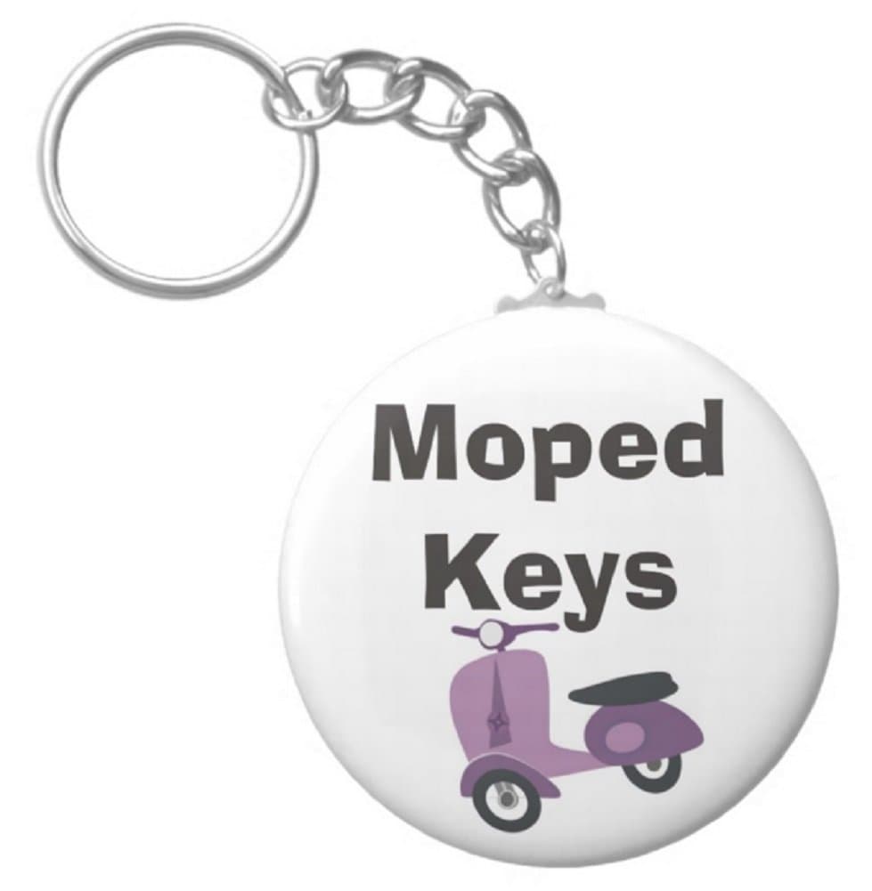 Moped Keys 2.25” Keychain