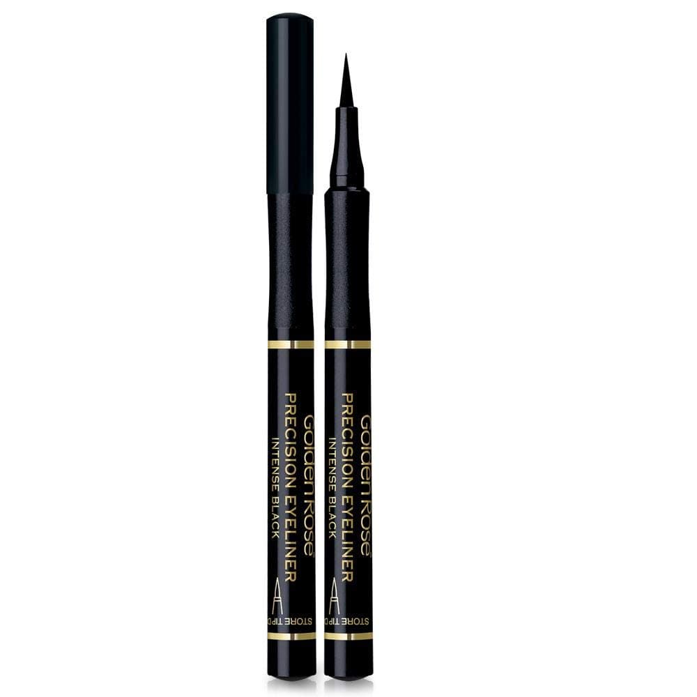 GOLDEN ROSE PRECISION EYELINER INTENSE BLACK WATER PROOF QUICK DRY LONG LASTING
