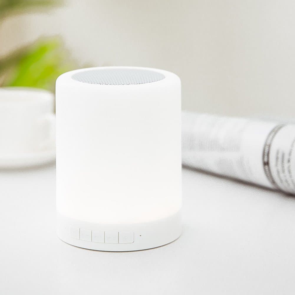 Smart Touch Bluetooth Stereo Night Light Bedside Lamps Bedroom Mini Touch Table Lamps-A