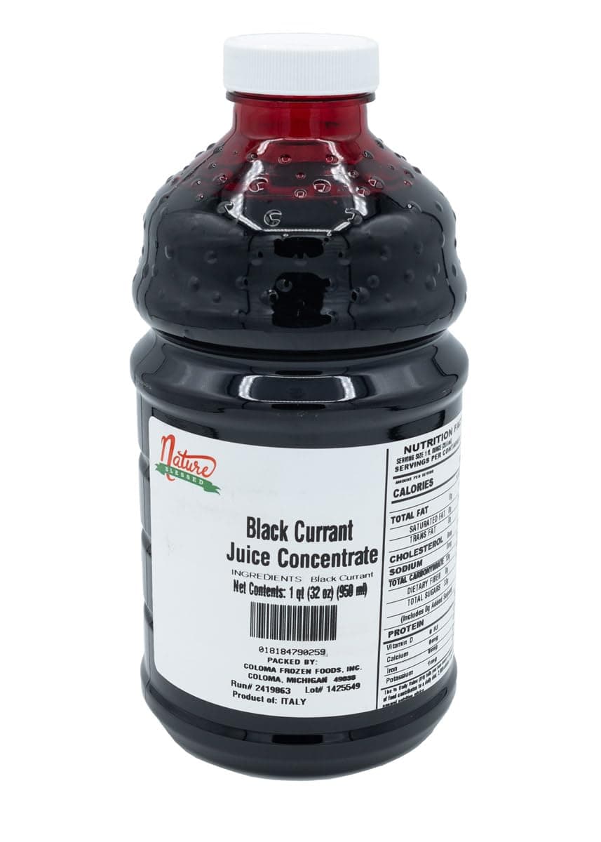 100% Pure Black Currant Concentrate - 1 Quart (1/32 fl oz bottle), Applications: Home Wine Making, Brewing, Distilling, Smoothies, Jelly