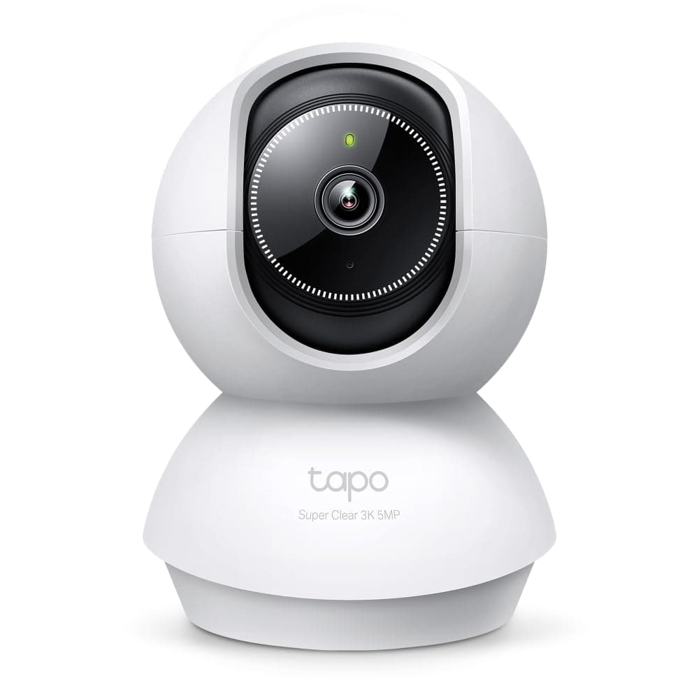TP-Link Tapo C230, 3K 5MP, AI Support, Motion Tracking, 360°, 12m Night Vision, Two-Way Voice Communication, Cloud/Local Storage, Baby Crying Detection, Indoor Wi-Fi Security Camera