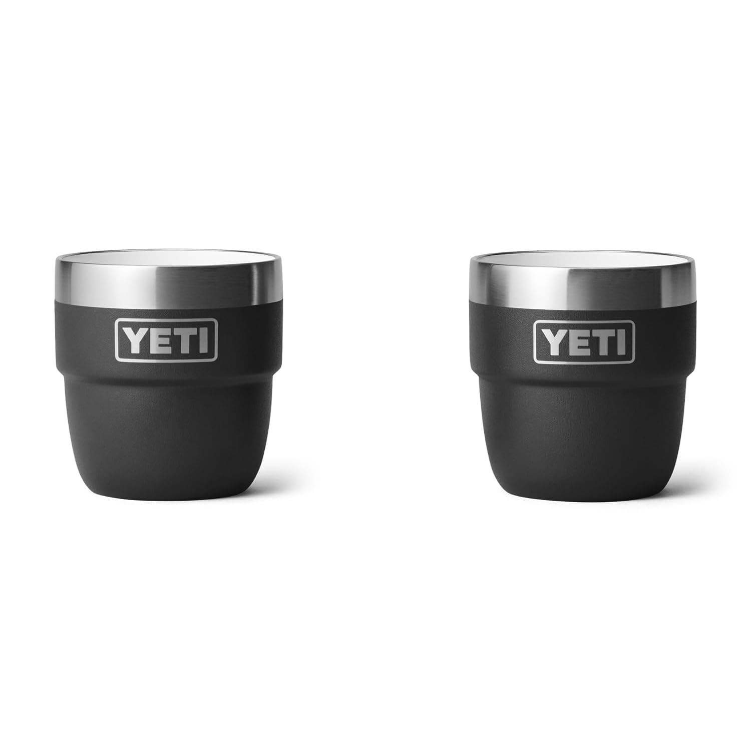 Rambler 4 oz Stackable Cup, Stainless Steel, Vacuum Insulated Espresso/Coffee Cup, 2 Pack