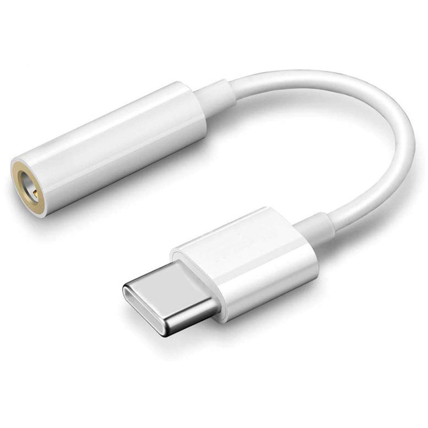 Type-C to 3.5 MM Jack AD7 Cable for Audi New A8 L Original Type-C to 3.5 MM Audio Jack Cable Converter for CDLA Type, Earphone Headphone Hands-Free Head Connector Splitter (SU7,WHT)