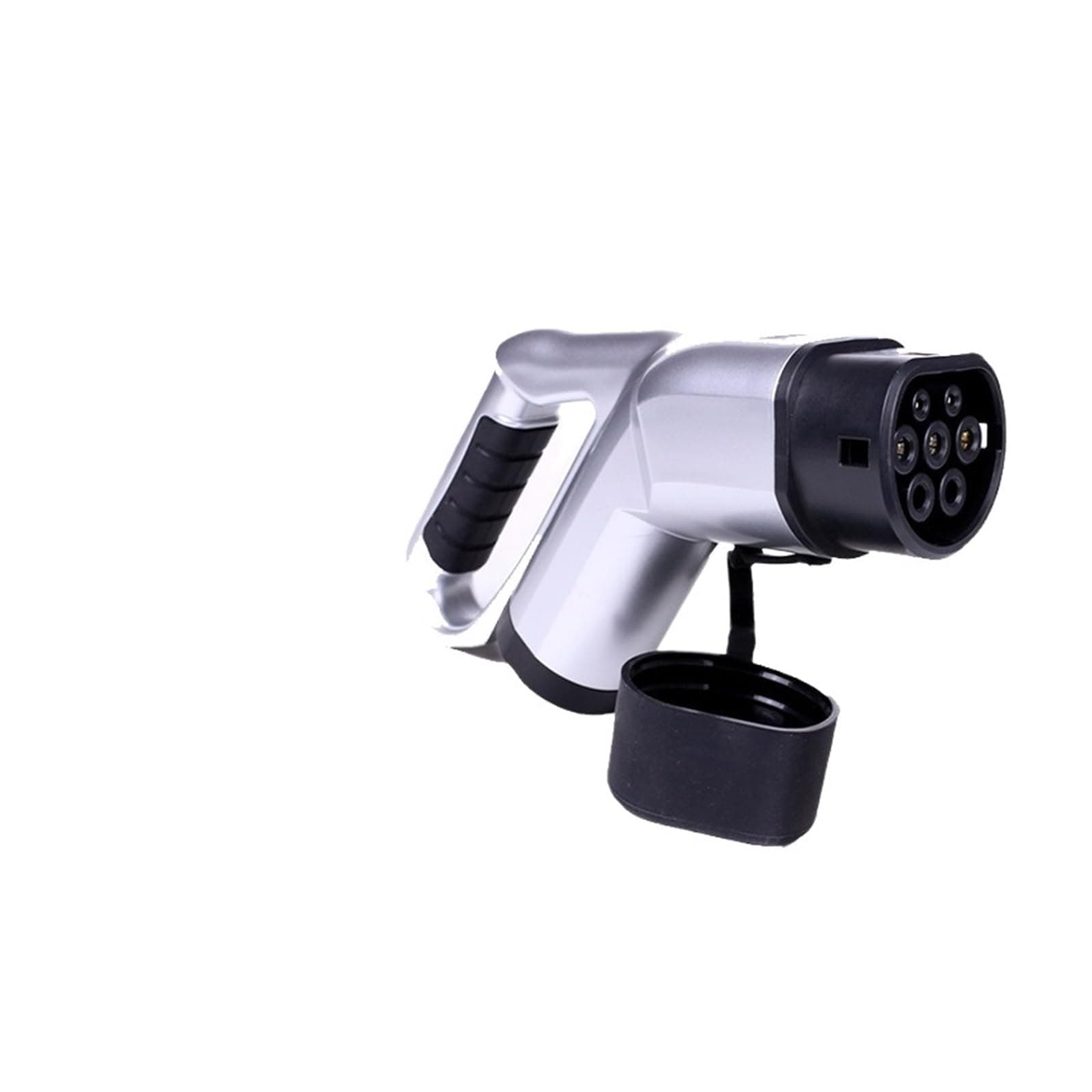 ev Adapter Electrica Car Type 2 Adapter Plug Connector IEC 62196 Mennekes 32A 63A 80A 3 Phase 1 Singal Phase Female European Strandard (Color : 80A 3P Argent)