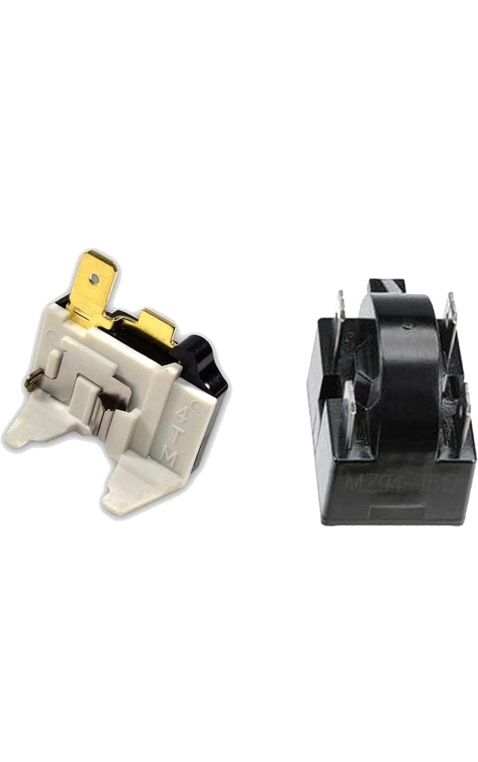 M&M HARIS Compressor Relay (4 Pin) + Overload Protector Suitable for Single Door & Double Door Refrigerators. (100 Ltr to 350 Ltr)