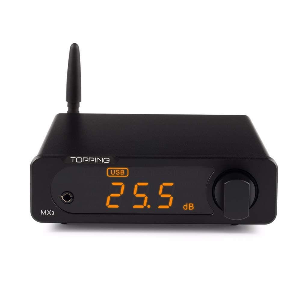 Topping MX3 Built-in Bluetooth Receiver DAC Headphome Amp Digital Amplifier (Black)