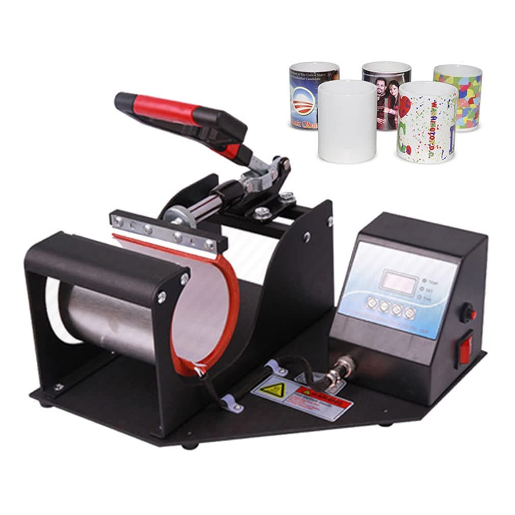 Mugs Sublimation Mug Press Machine Mug Heat Press Printer Heat Transfer Machine 11oz Cup Printing with Digital Display Suitable for Home Office