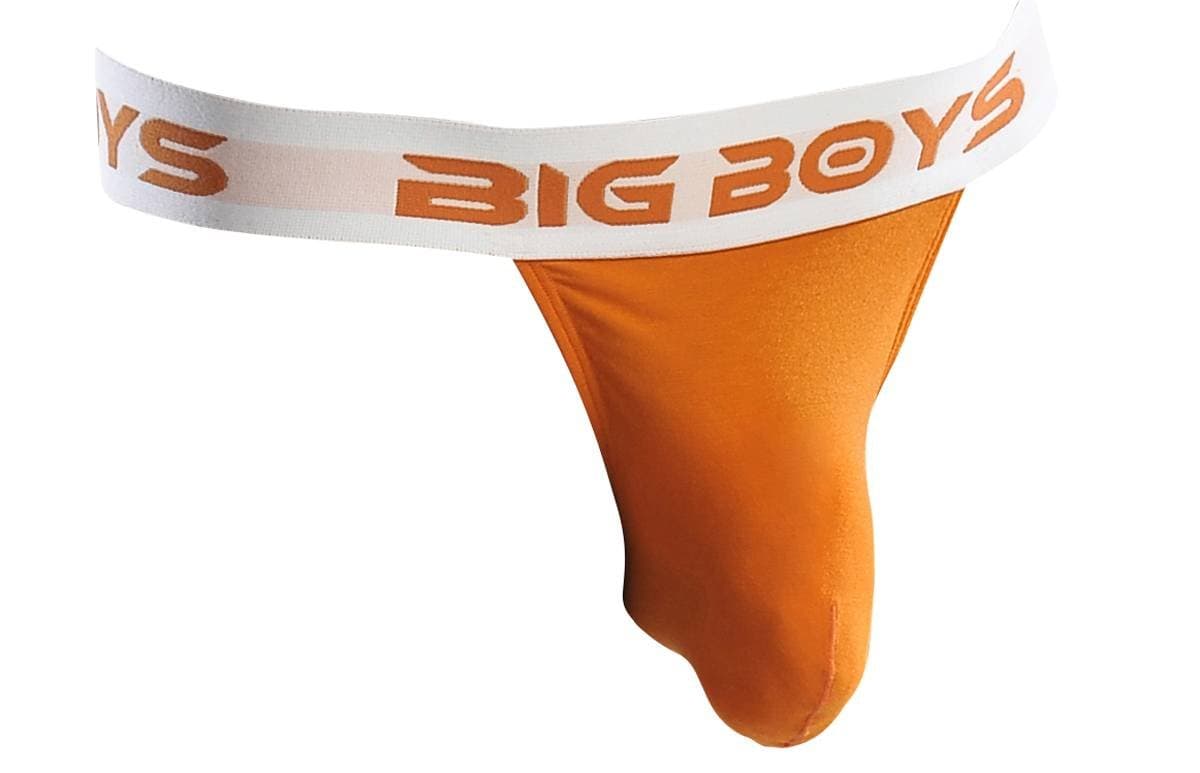 Big Boys Mens Thong - Orange