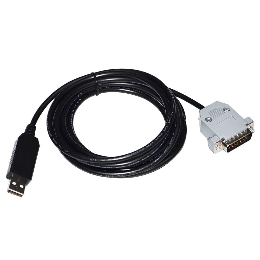 Server Accessories - FTDI FT232RL USB TO D-SUB 15 PIN DB-15 MALE CONNECTOR RS232 SERIAL COMMUNICATION CABLE FOR NELLCOR OXIMAX N-600X PULSE OXIMETER (FT232RL CHIP, 3M)