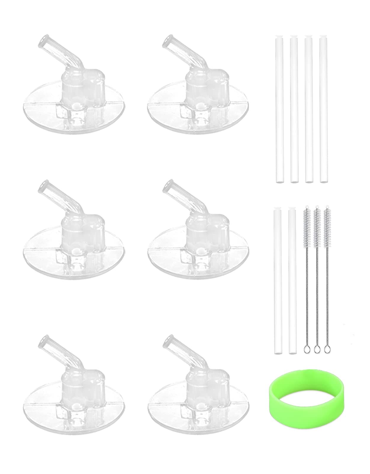 Greant 6 PCS Replacement Straws compatible with Thermos 12oz (Model F401 & F410), Replacement Part compatible with Thermos 12 oz Bottles