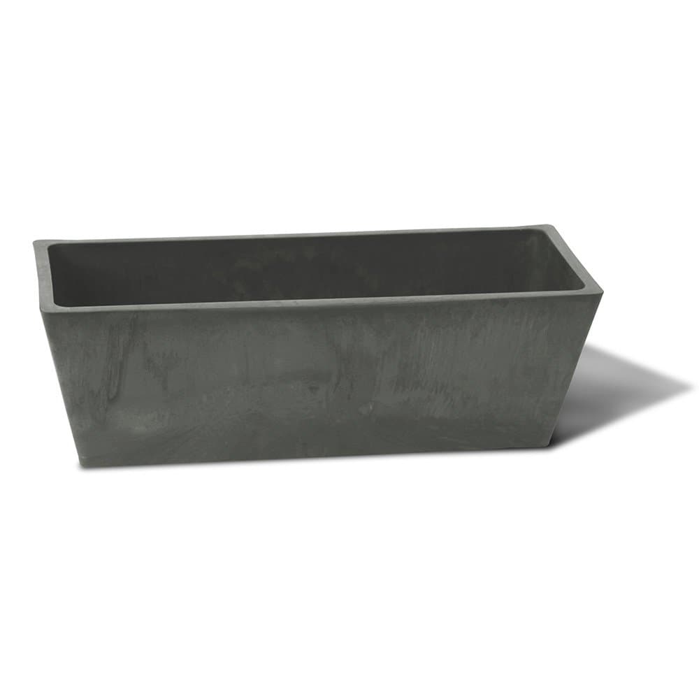 AlgreenProducts Windowsill 14" x 6" x 6" Light Charcoal Planter