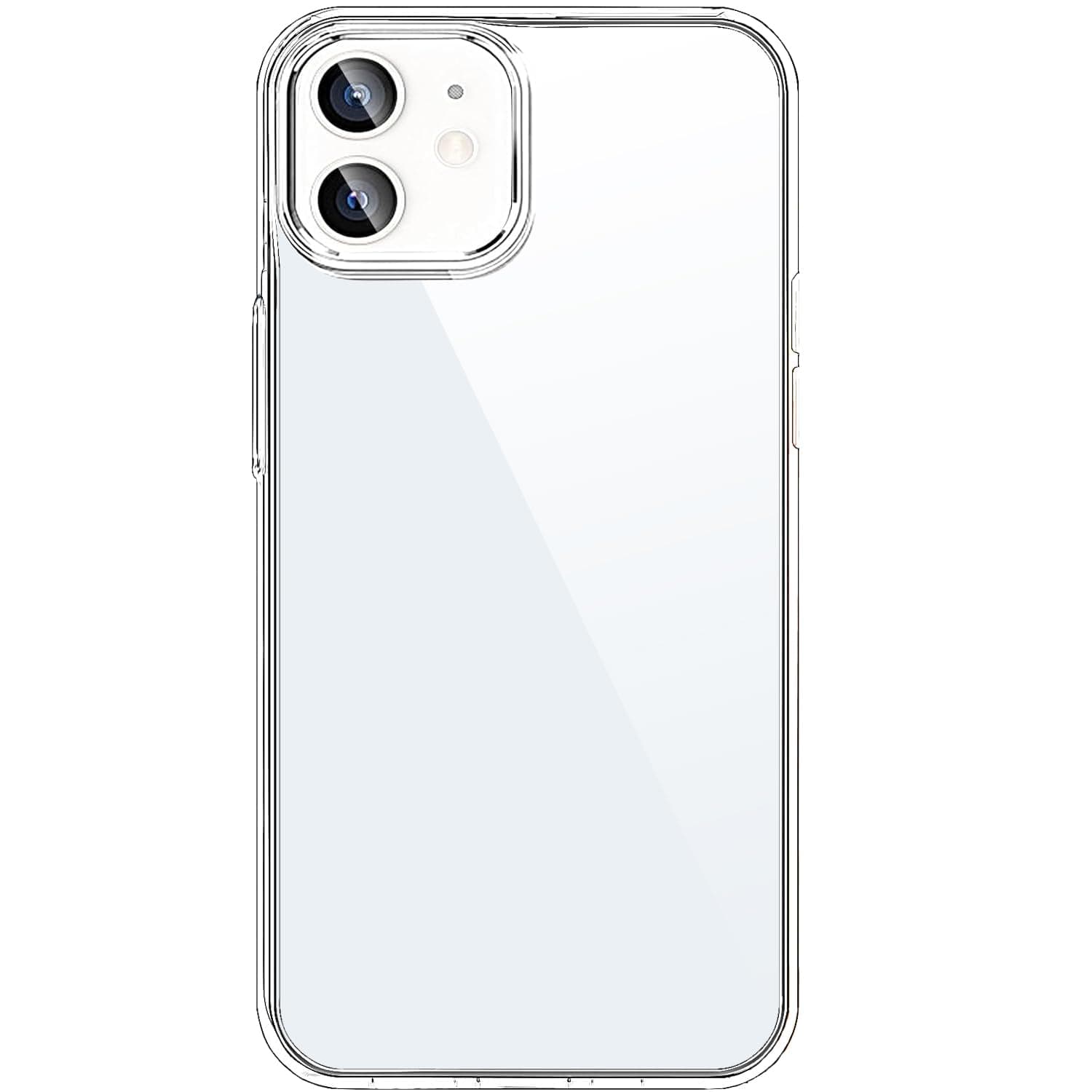 TENOC Phone Case Compatible with iPhone 12 & iPhone 12 Pro, Clear Case Shockproof Protective Bumper Slim Cover for 6.1 Inch
