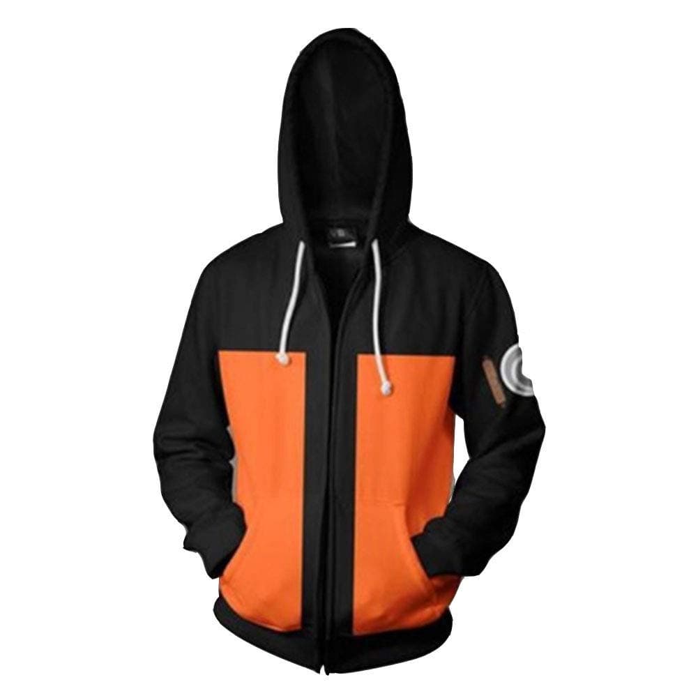 Men Naruto 3D Print Zip/Pullover Hoodie Sweatshirt with Kangaroo Pocket