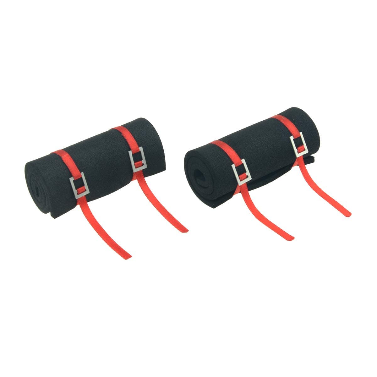 HOBBYMARKING 2Pcs RC Rock 1/10 Scale Mini Sleeping Mats w/Straps Decor Accessory for 1/8 RC4WD Crawler Truck TRX-4 SCX10 Model Car (Black)