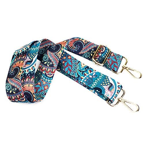 55" Adjustable Shoulder Bag Strap Replacement Cross Body Handbag Wallet Purse Guitar Style Ethnic Belt