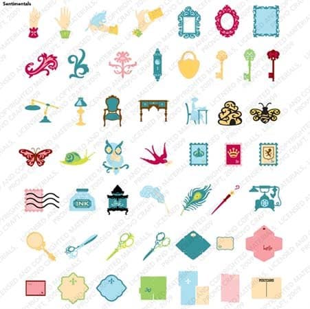 Sentimentals Cricut Cartridge