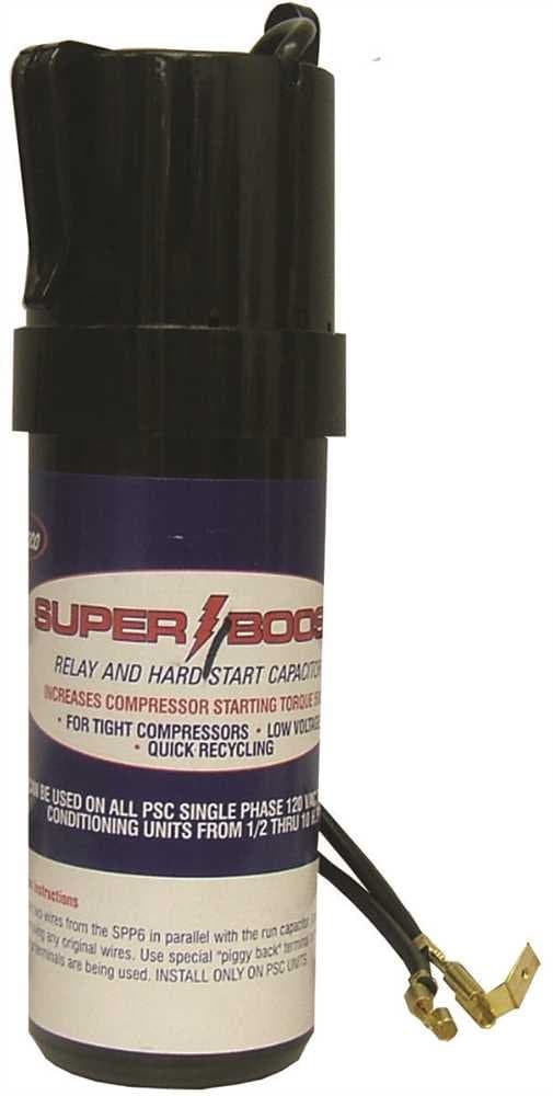 SUPCO SPP6 Relay/Capacitor Hard Start Kit with 500% Increase Starting Torque