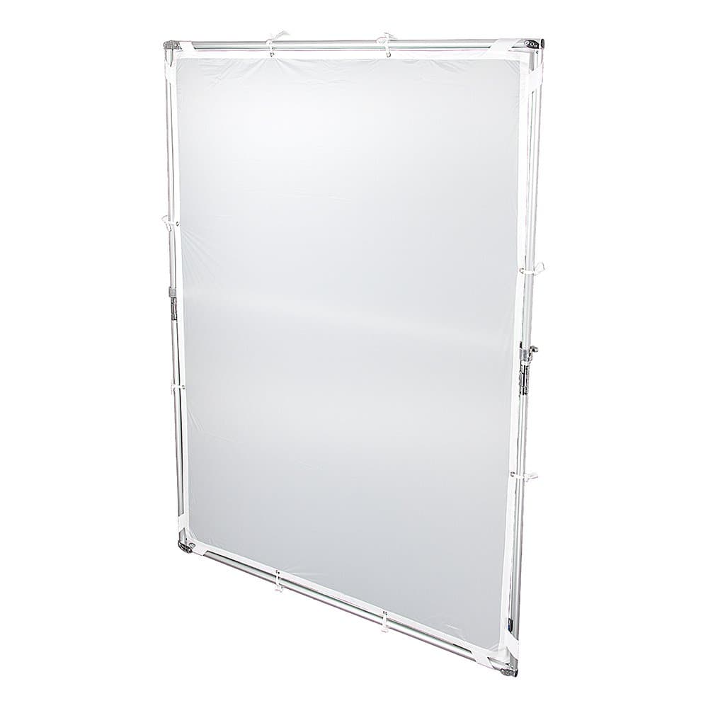 Pro Studio Solutions 140cm x 200cm (55.25in x 78.75in) Sun Scrim - Collapsible Frame Diffusion & Silver/White Reflector Kit with Handle and Carry Bag