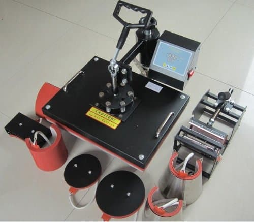 Gowe New Double Display 8 In 1 Combo Heat Press Machine ,Plate/Mug/Cap/Tshirt Heat Press,Heat Transfer Machine,Sublimation Machine