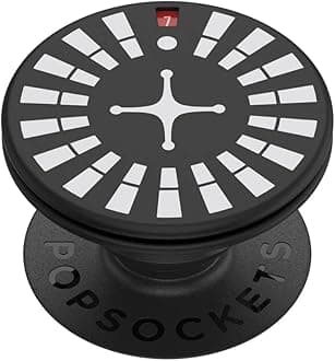 PopSockets PopGrip Backspin: Swappable and Spinnable Grip for Phones and Tablets - Backspin Roulette