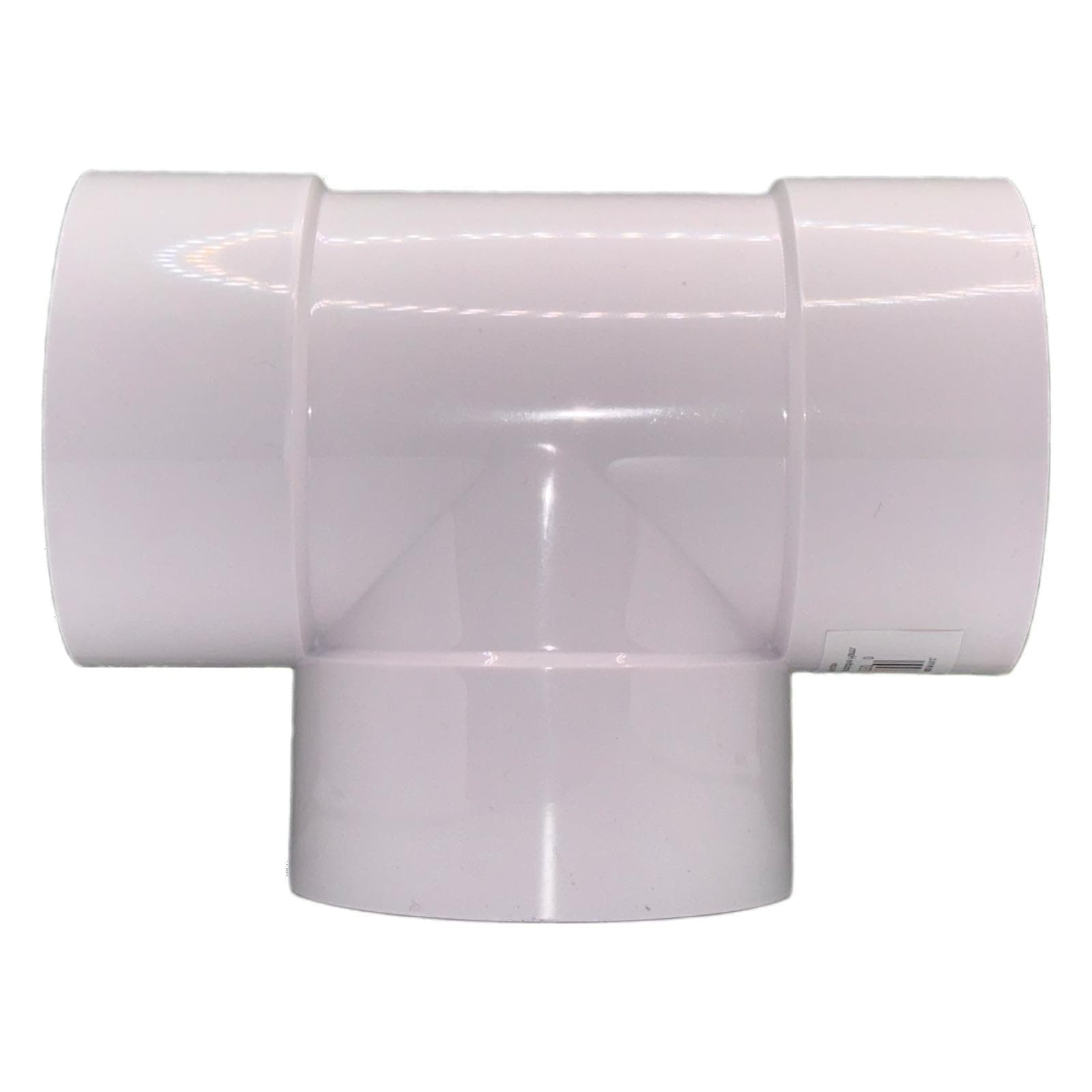 3" PVC Tee Fitting (Nominal Size – Actual Dimensions ~3.24" ID / ~3.50" OD) – Sewer & Drain Pipe Connector for Landscaping, Irrigation & Outdoor Plumbing