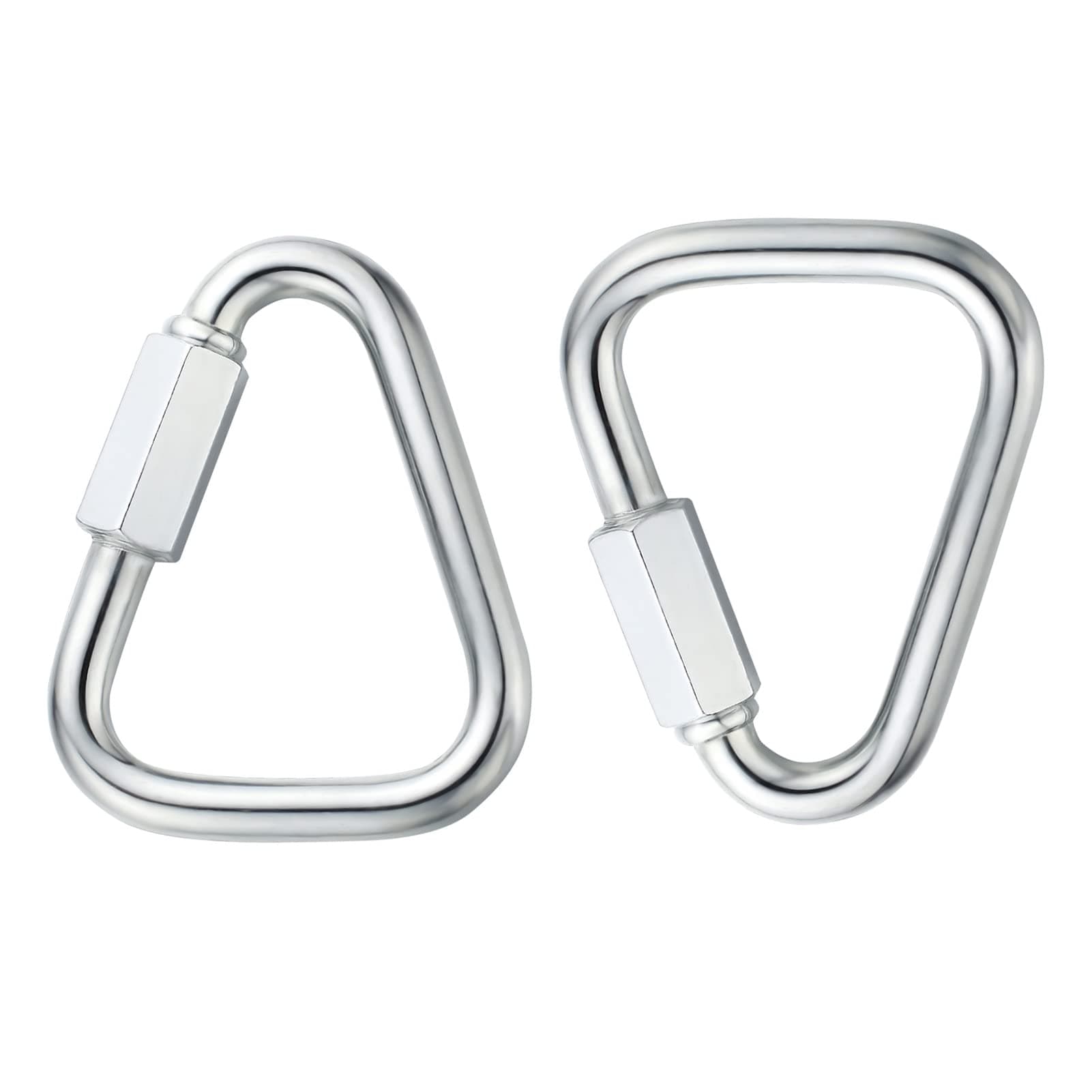 Delta Quick Link Triangle Locking Carabiner 3/8" M10 10MM 2PCS