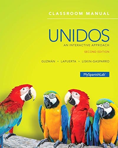 Unidos Classroom Manual: An Interactive Approach -- Access Card Package
